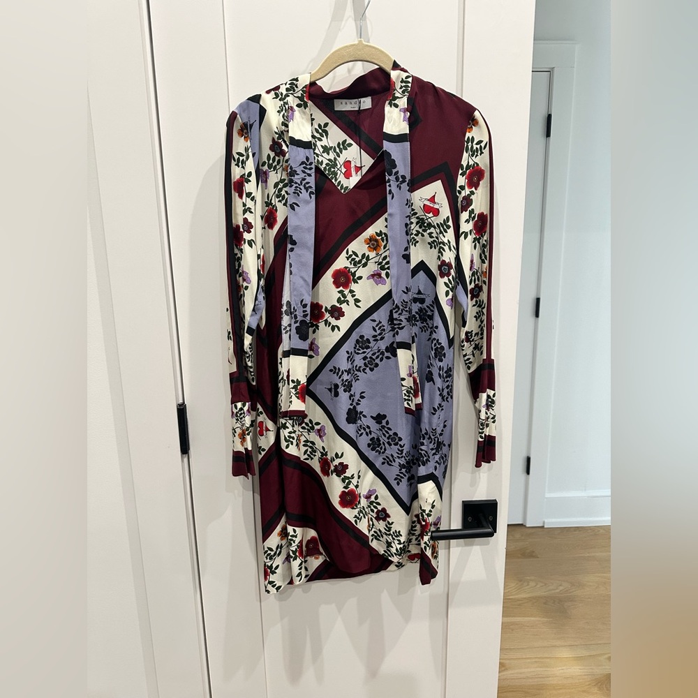 Sandro Silk Dress 1 / XS NWT